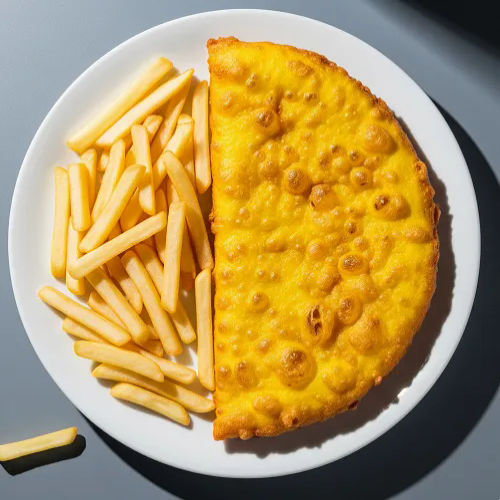Half Spicy Chicken Pizza Crunch 